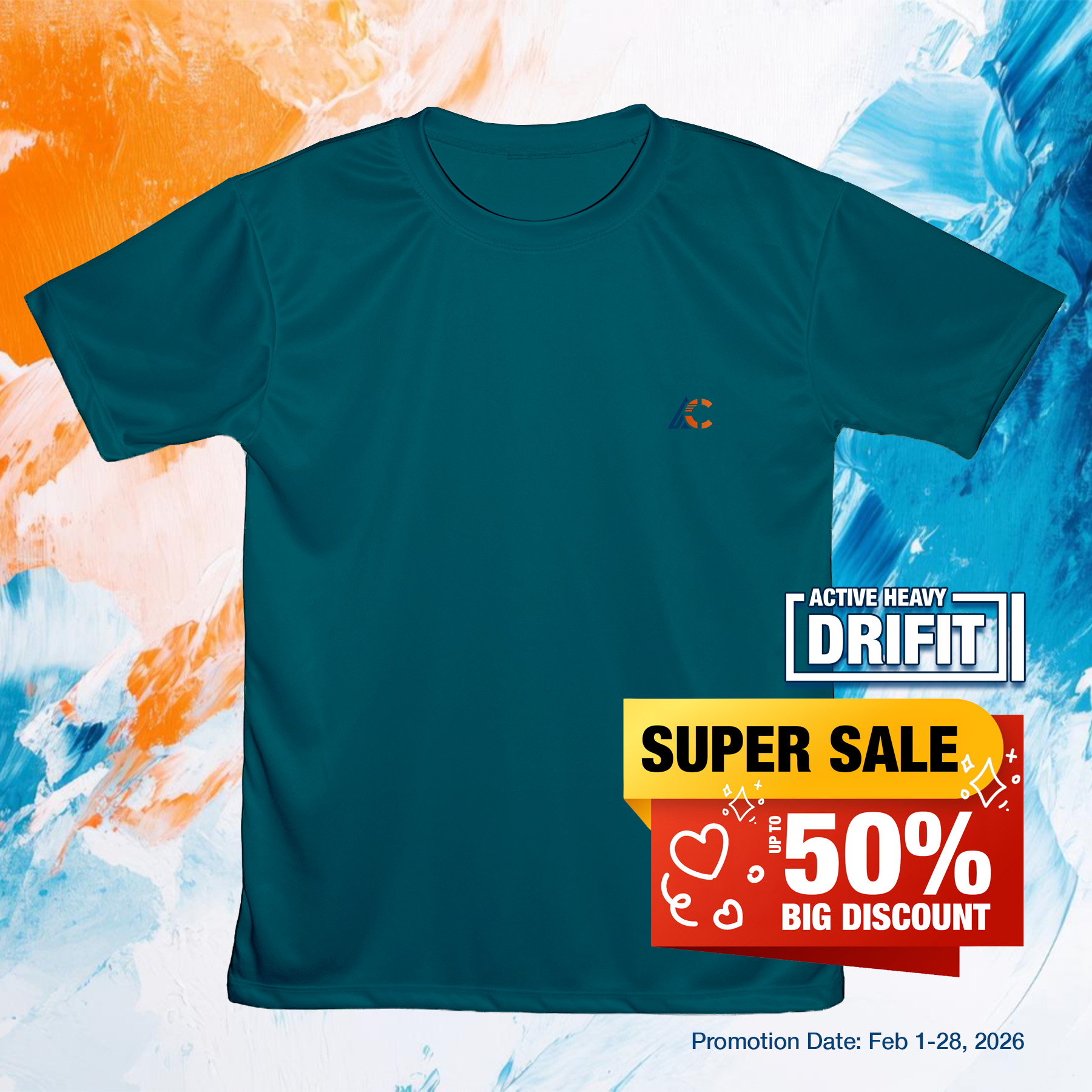 PROMOS-FEB-AIR-lite-maroon Drift Active Heavy White