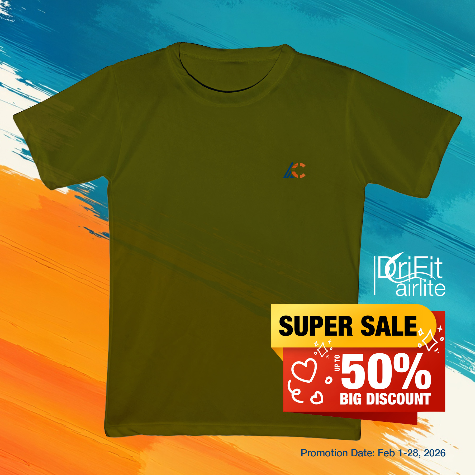 PROMOS-FEB-AIR-lite-army-green Drift Active Heavy Red